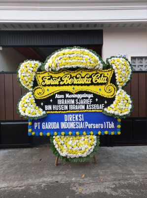 Papan Bunga Duka di Mannem