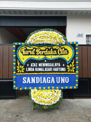 Papan Bunga Duka di Mannem